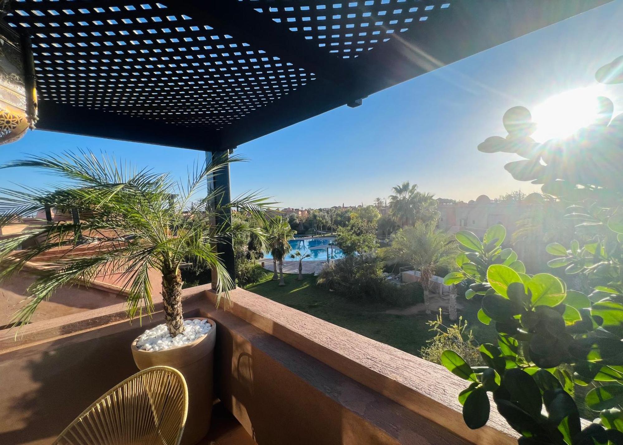 Duplex Atlas Golf Resort Pοοl Νieω Seriniτყ & Cαlm Marrakesh Exterior foto