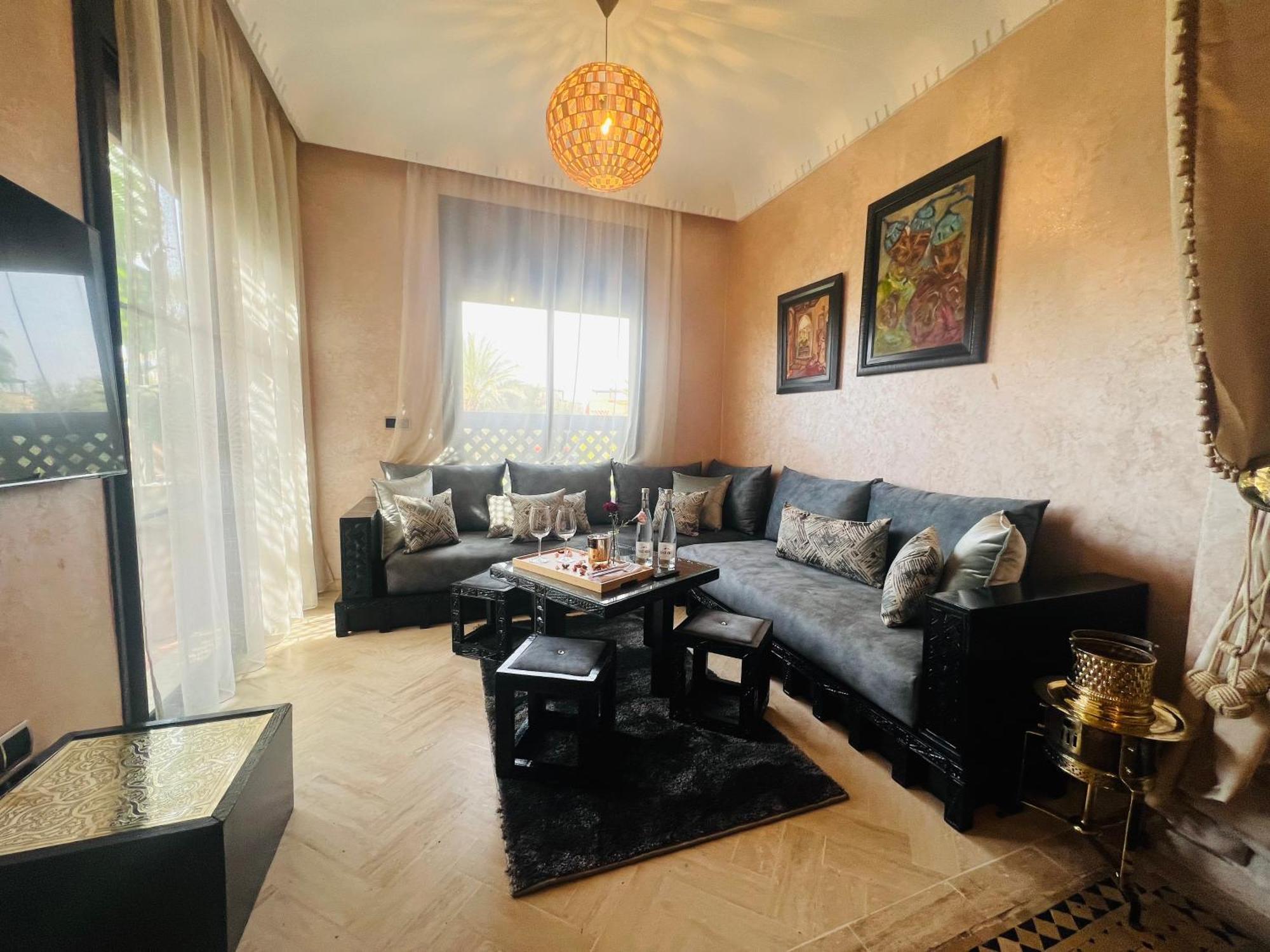 Duplex Atlas Golf Resort Pοοl Νieω Seriniτყ & Cαlm Marrakesh Exterior foto