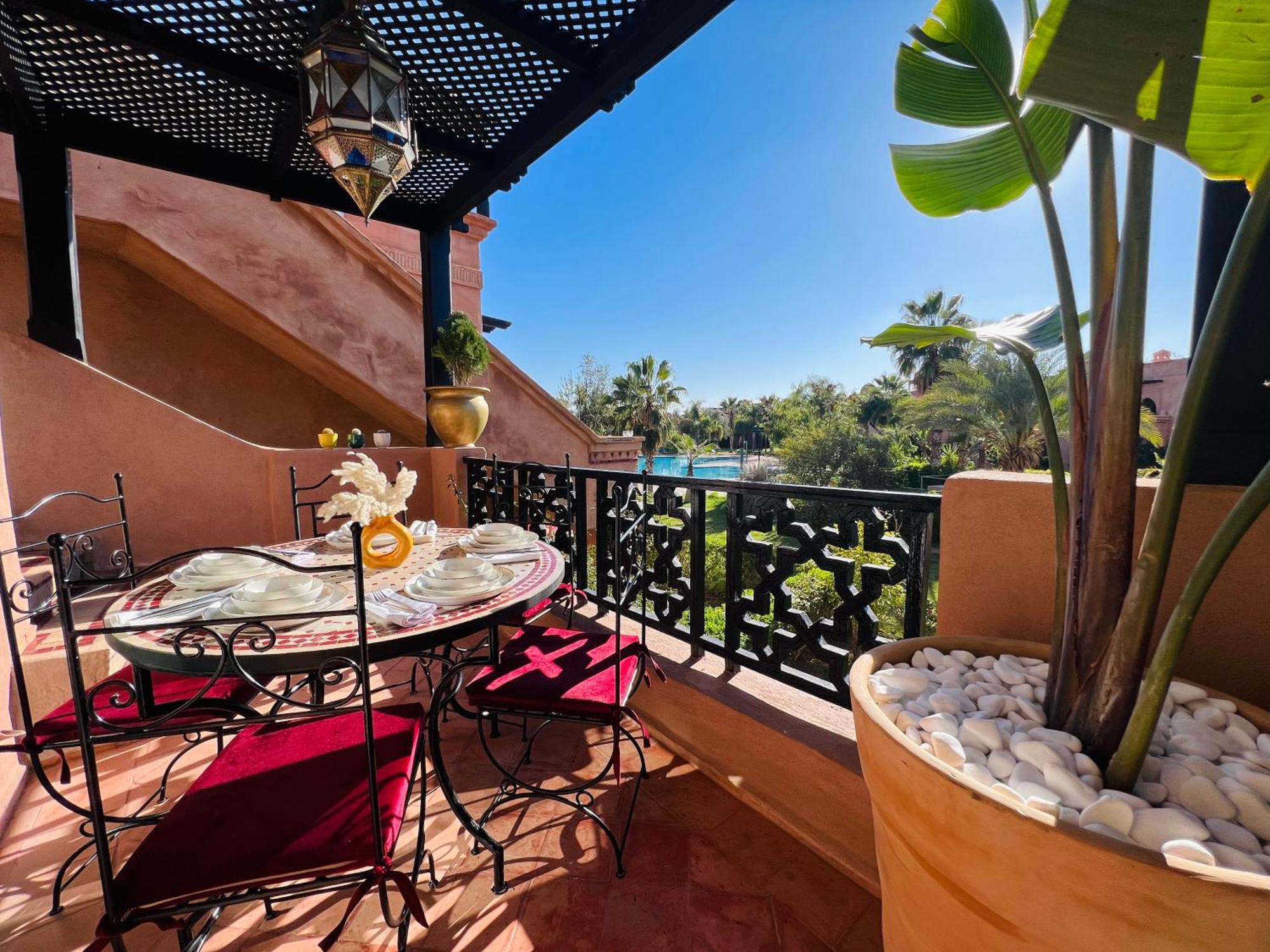 Duplex Atlas Golf Resort Pοοl Νieω Seriniτყ & Cαlm Marrakesh Exterior foto